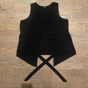 Black Sleeveless Top
